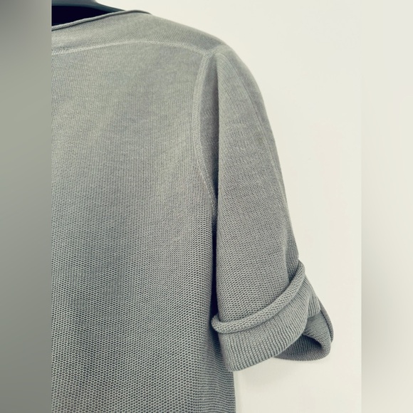 Hannes Roether Knit Top in Platinum Grey. Size S - Picture 6 of 12
